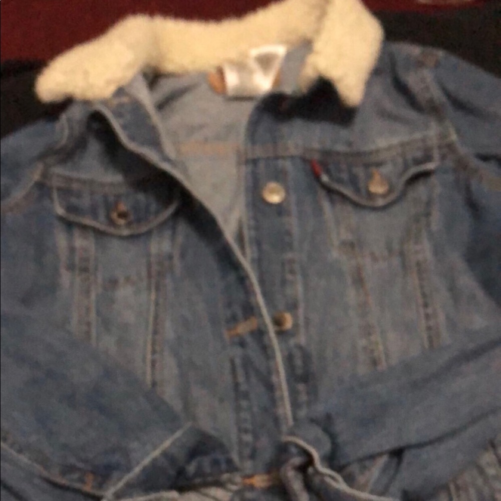 Levi’s fur collar jacket